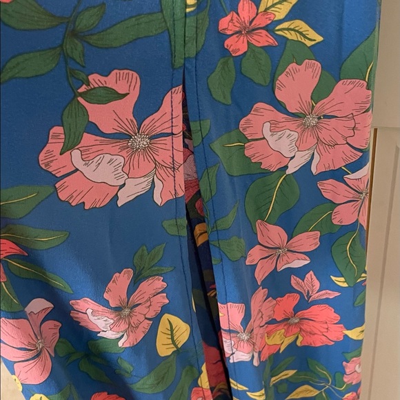 Maaji Floral Star Flower Maxi Dress Lace Up Back Medium NWT $138 - Picture 4 of 15